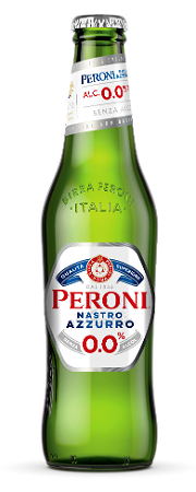Peroni 0.0. Alcoholvrij bier, fles 33cl